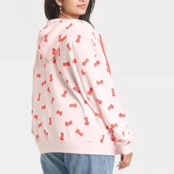 Sanrio Hello Kitty Pink Marshmallow Hoodie - Picture 4 of 6